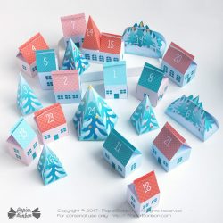 Advent calendar Tiny Village - Calendrier de l'Avent Petit Village