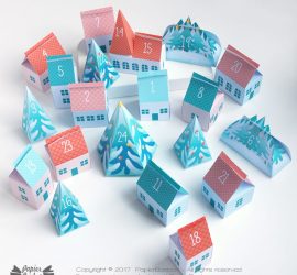 Advent calendar Tiny Village - Calendrier de l'Avent Petit Village