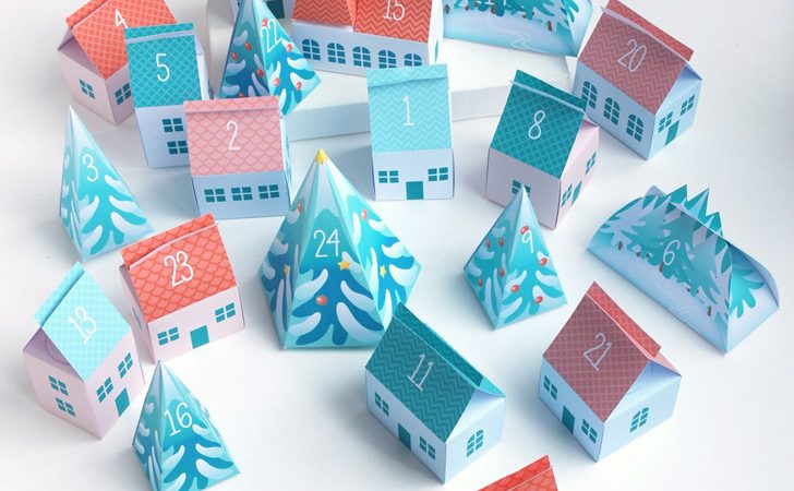 Advent calendar Tiny Village - Calendrier de l'Avent Petit Village