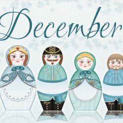 December Calendar inspired from the Matryoshka Advent Calendar