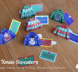 Funny challenges ideas for Advent Calendar & Xmas Countdown