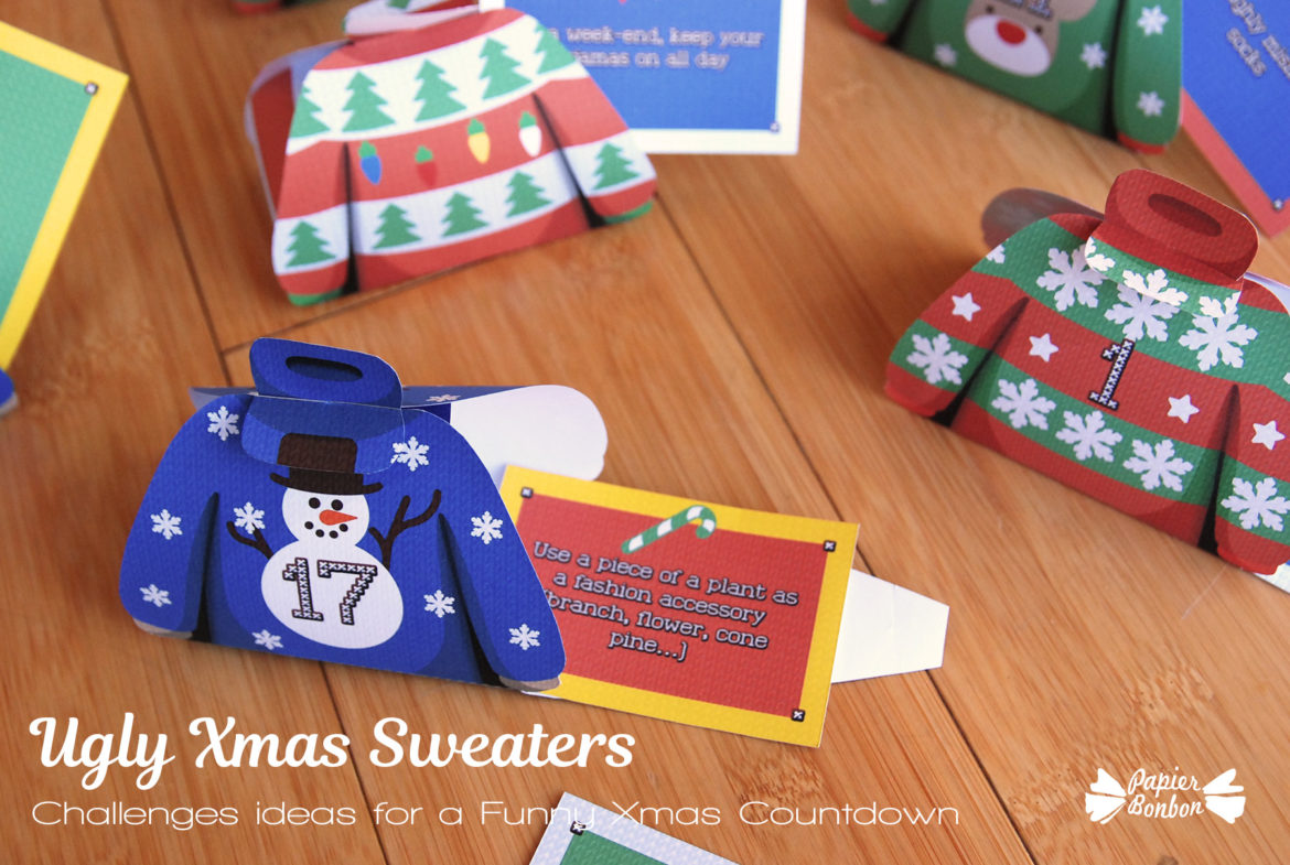 Funny challenges ideas for Advent Calendar & Xmas Countdown
