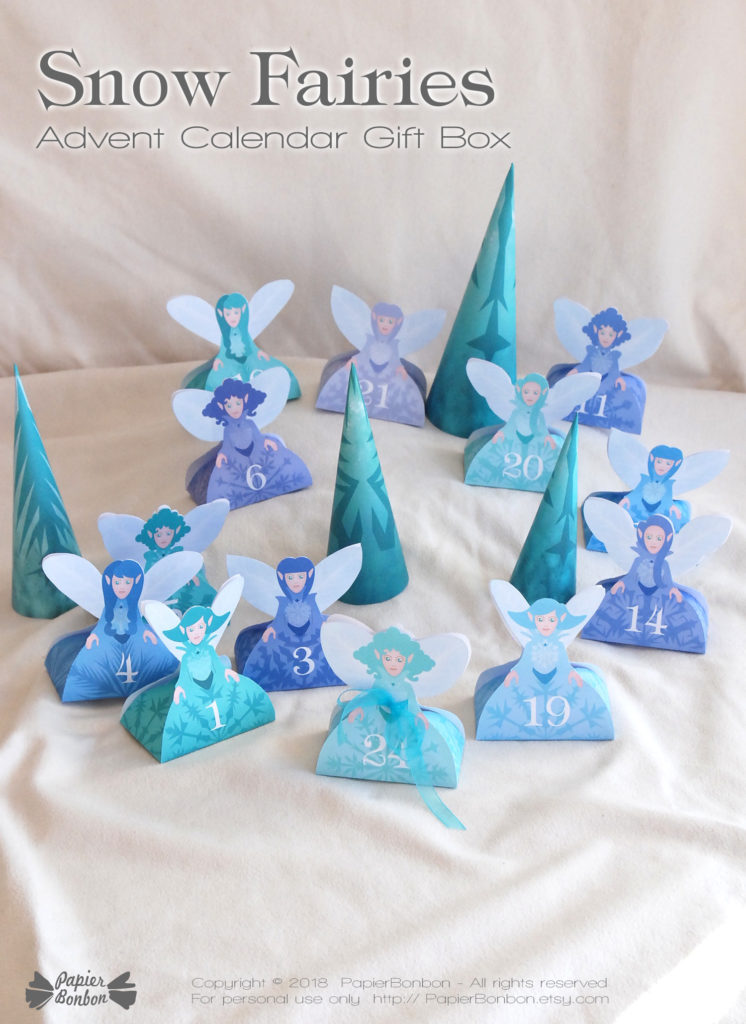 Calendrier de l'Avent fées des neiges | Advent Calendar Snow Fairies