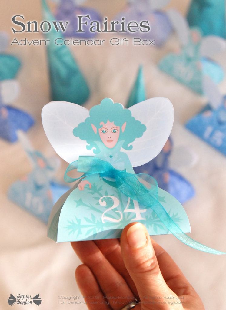 Calendrier de l'Avent fées des neiges | Advent Calendar Snow Fairies