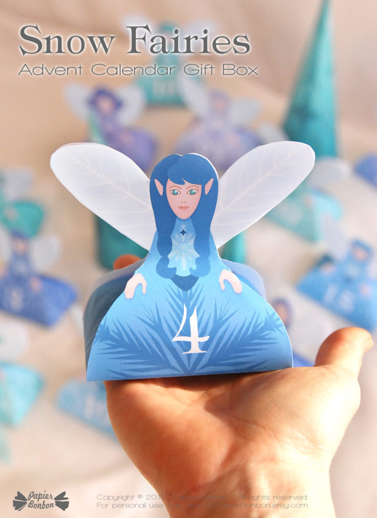 Calendrier de l'Avent fées des neiges | Advent Calendar Snow Fairies