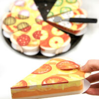 Funny Pizza Party Favor Box Papier Bonbon