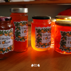 Etiquette pot confiture Marmelade d'Orange