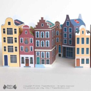 Calendrier de l'Avent Amsterdam à imprimer - Noël dans la ville
