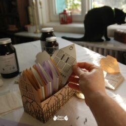 Sachet de thé maison pour mon projet de calendrier de l'Avent