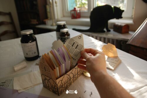 Sachet de thé maison pour mon projet de calendrier de l'Avent