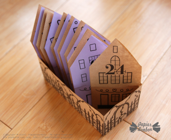 DIY Tea Bag Envelopes Advent Calendar Papier Bonbon