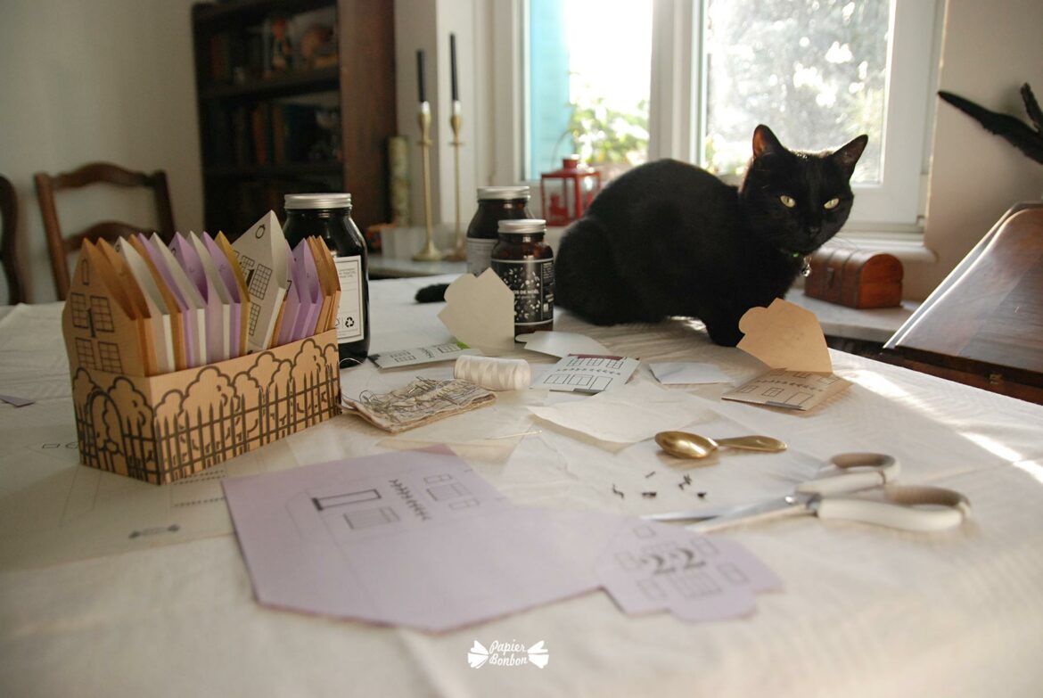 Calendrier Avent sachet thé infusions - Tea bag Advent Calendar DIY