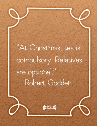 Tea quotes for Advent calendar for tea lovers
