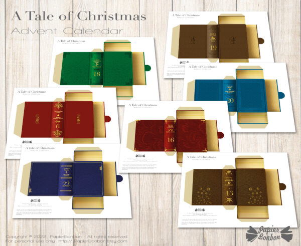 Christmas books Advent calendar | Calendrier de l'Avent Livres de Noël