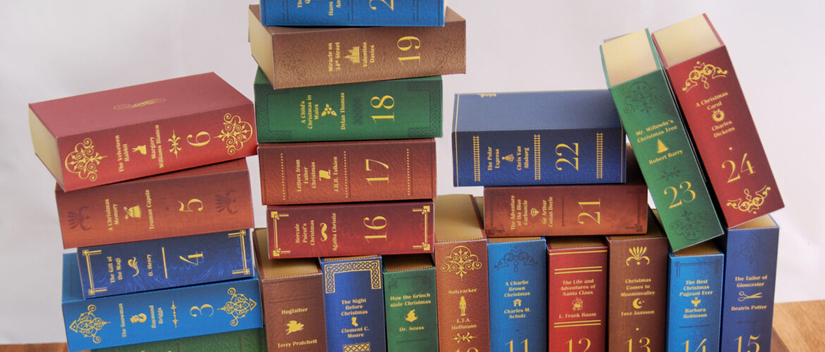 Christmas books Advent calendar | Calendrier de l'Avent Livres de Noël