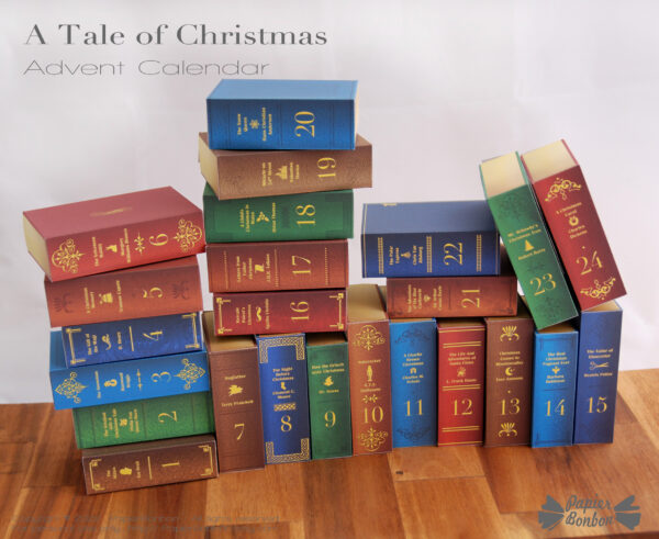 Christmas books Advent calendar | Calendrier de l'Avent Livres de Noël