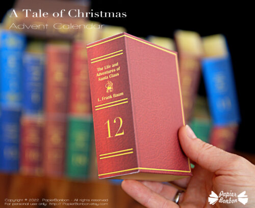 Christmas books Advent calendar | Calendrier de l'Avent Livres de Noël