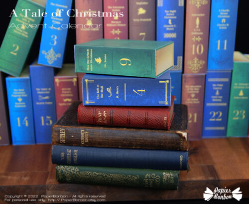 Christmas books Advent calendar | Calendrier de l'Avent Livres de Noël