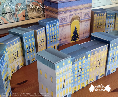 Calendrier de l'Avent Noël à Paris - Christmas in Paris Advent Calendar