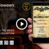 Halloween video invitation