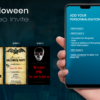 Halloween video invitation