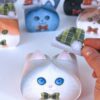 Boite cadeau chaton de Noël - cute Christmas kitten gift box