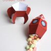 red rocket gift box l Boîte cadeau fusee rouge