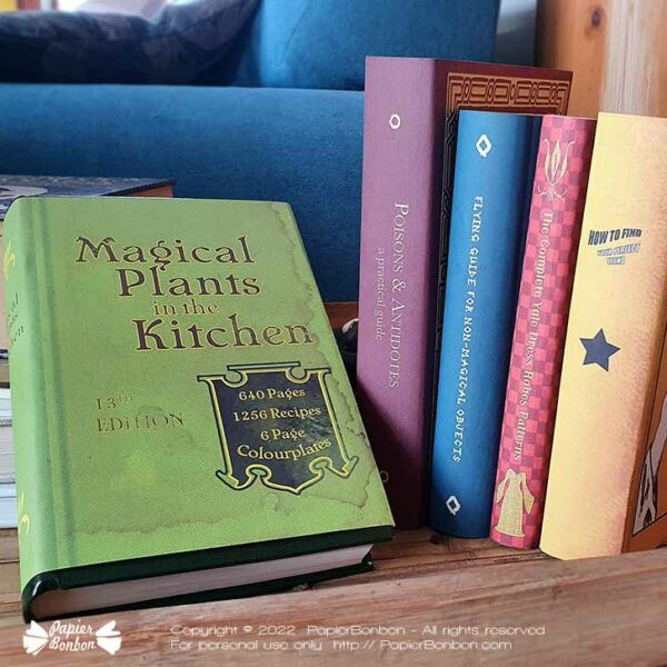 couverture à imprimer de livres de magie | Wizard book cover